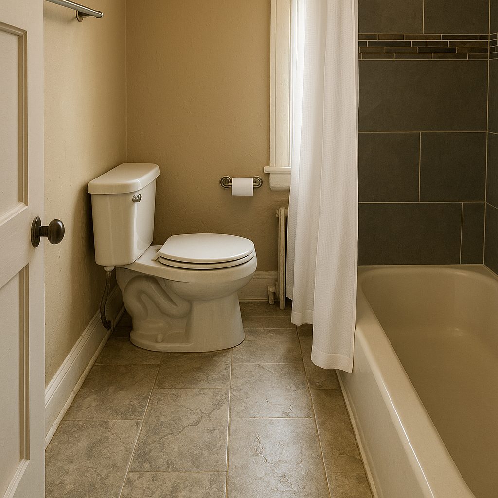 537 Carlton Ave bathroom - Lehigh student housing South Bethlehem PA